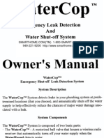 Owner's Manual: Emergency Leak Detection and Water Shut-Off System