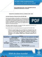 Actividad de Aprendizaje Unidad 3 Requisitos e Interpretación de La Norma ISO 90012008