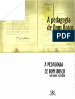 A Pedagogia de Dom Bosco