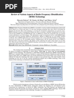 Review of Various Aspects of Radio Frequency Identification (Rfid) Technology