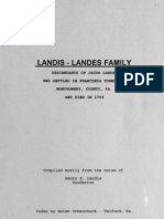 Landis Landes Family