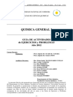 Guía de Ejercicios Química General I 2012 PDF