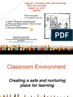 Classroom Environment