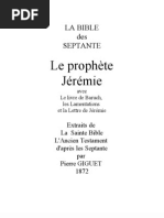 Septante Jéremie