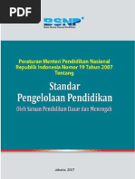 Download Standar Pengelolaan Pendidikan Permendiknas No 19 Tahun 2007 by ucamarcusa SN129056662 doc pdf