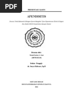 Download PRESENTASI  KASUS apendisitis by Windi Pertiwi SN129066866 doc pdf