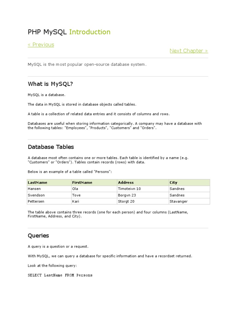 PHP Part3 | PDF | Sql | Microsoft Access