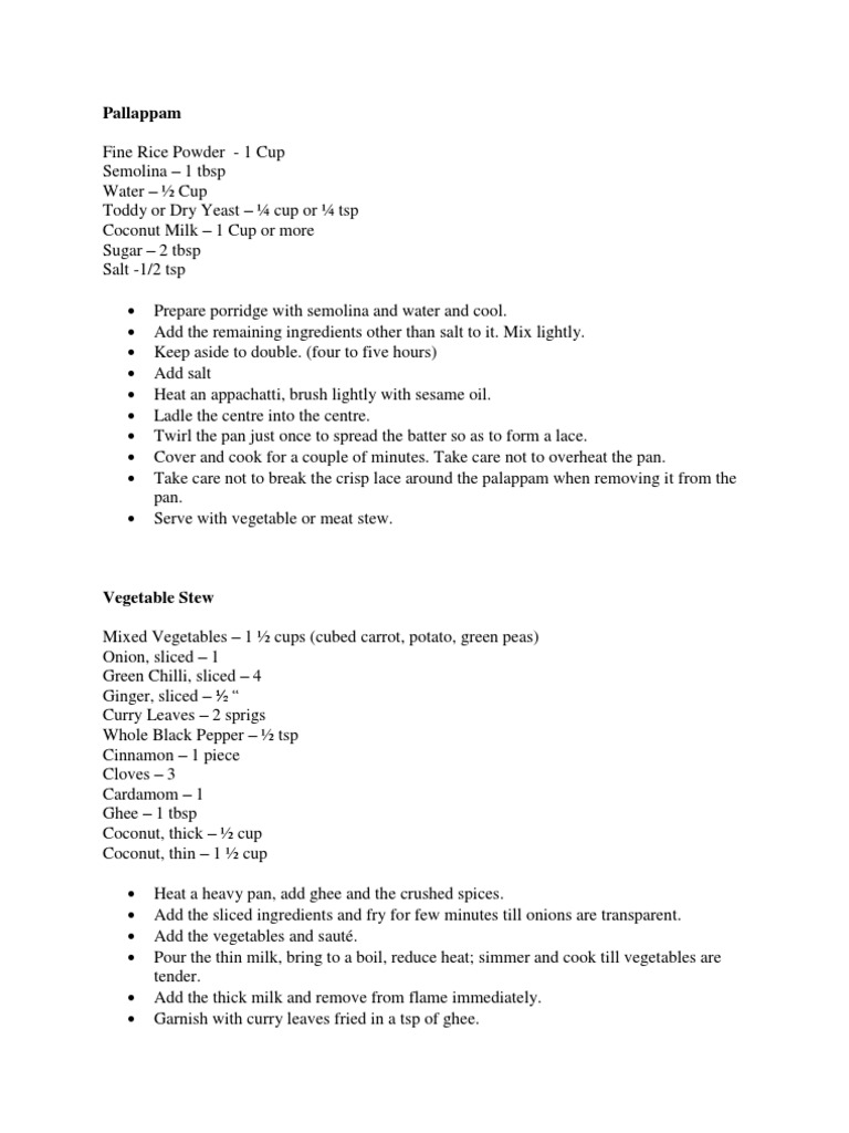 Recipes | PDF