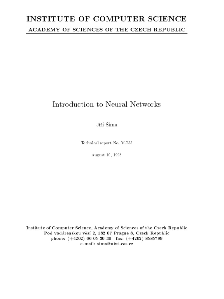 Neural Network Structure and Output | PDF | Dendrite | Artificial ...