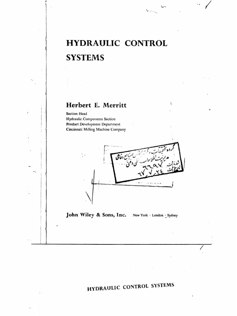 MERRIT Hydraulic Control Systems PDF