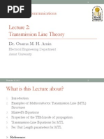 Lecture 2 - Transmission Line Theory (Part1)