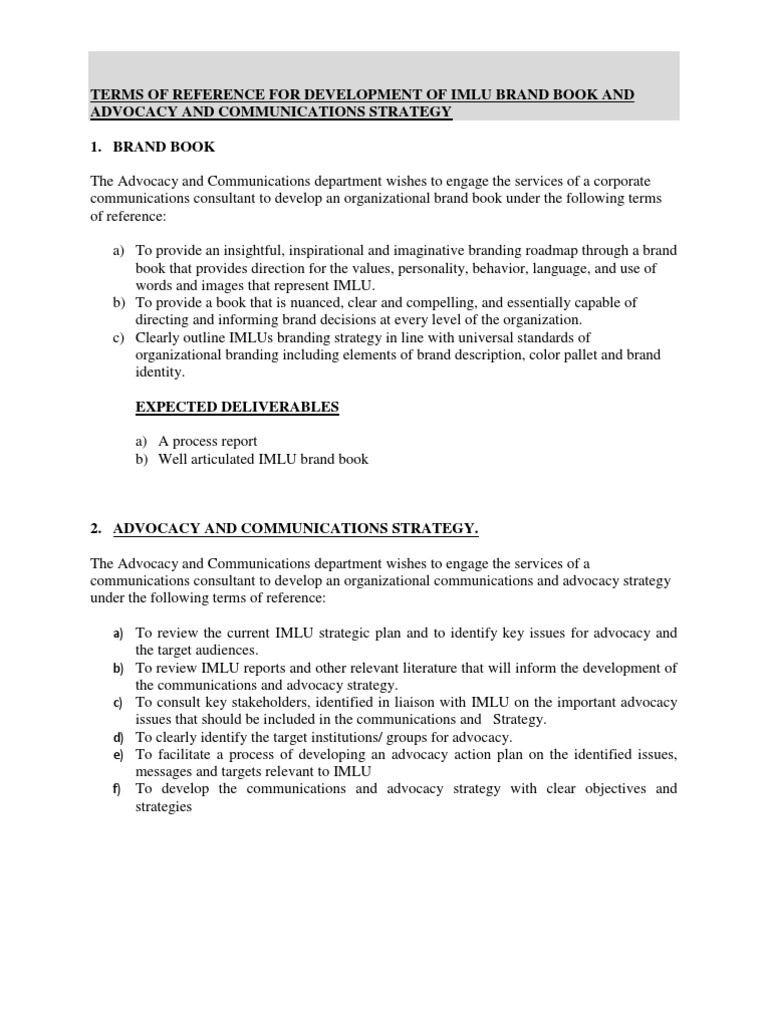 IMLU Brand and Advocacy Strategy Development | PDF | Brand | Communication