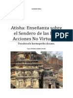 Atisha Enseñanza Sobre Las Diez Acciones No Virtuososas.
