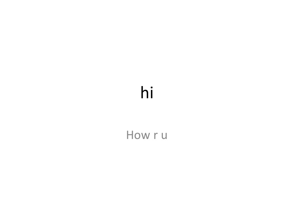 Simple Greeting Message | PDF