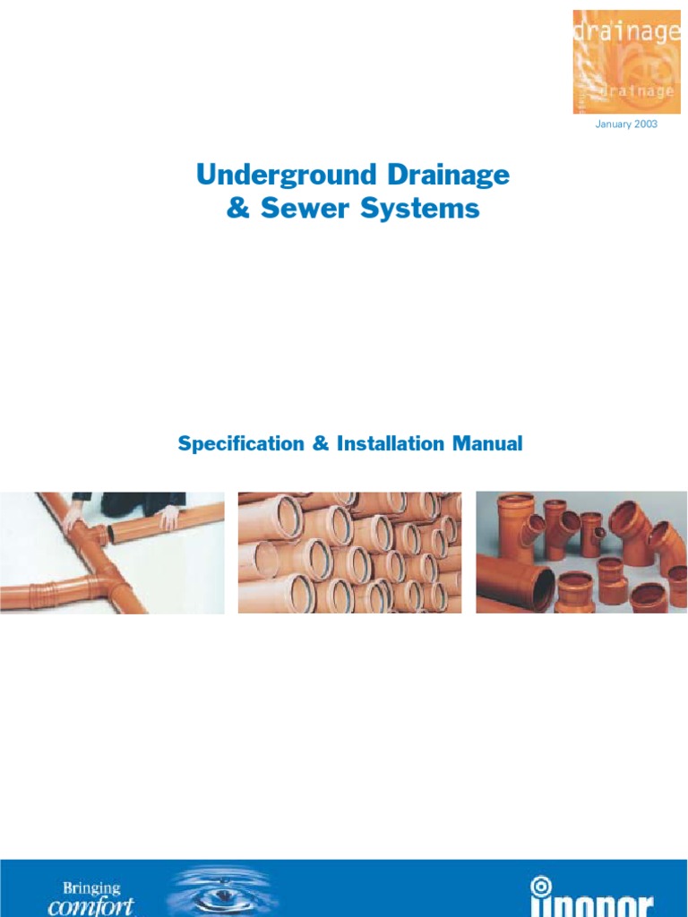 Underground Drainage & Sewer Systems: Specification & Installation ...
