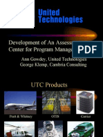 Development of An Assessment Center For Program Managers
