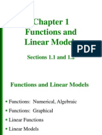 Functions and Linear Models