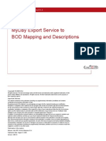 Export Service Bod Mapping Descriptions