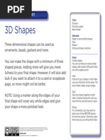 3D Paper Model Templates Guide | PDF | Home & Garden