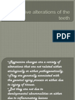 Regressive Alterations of Teeth