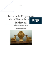Sutra de La Proyección de La Tierra Pura de Sukhavati