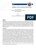 TTI Anisotropic Depth Migration: Which Tilt Estimate Should We Use?