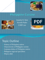 Philippine Cuisine Outline