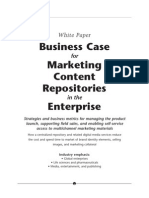 Business Case Marketing Content Repositories Enterprise: White Paper