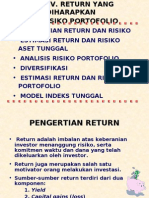 4.Return Dan Resiko Portofolio