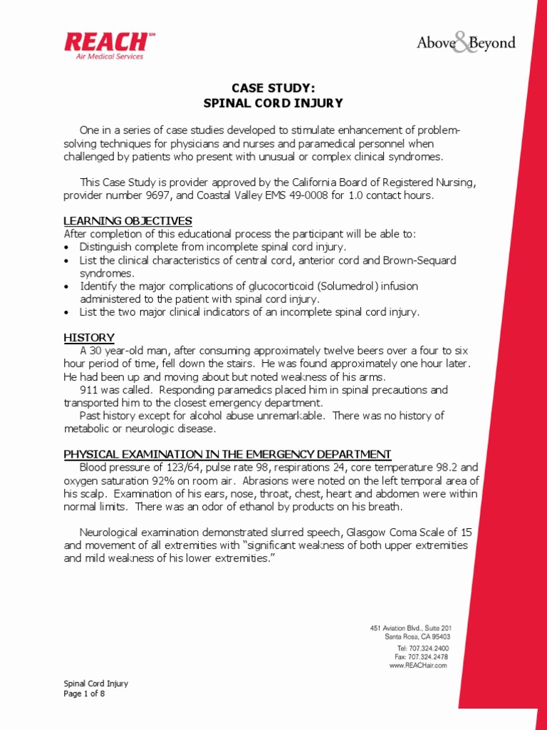 Cs Spinal Cord Injury Spinal Cord Injury Anatomical Terms Of Motion