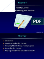 Facility Layout: Manufacturing and Services: Slide 0 of 96