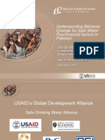 Understanding Behavior Change For Safe Water: Psychosocial Factors in Pakistan