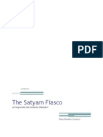 The Satyam Fiasco: A Corporate Governance Disaster!