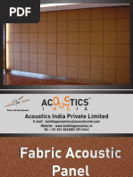 AC Tics: Fabric Acoustic Panel Fabric Acoustic Panel