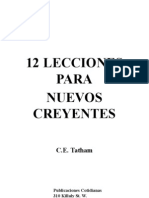 12 Lecciones para Nuevos Creyentes