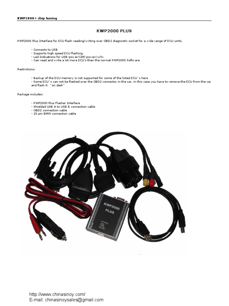 Kwp2000 Plus | PDF