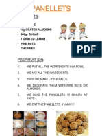 Panellets Recipe