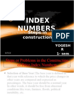 Index Numbers: Steps in Construction