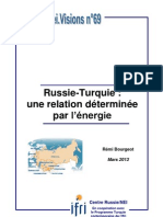 Russie-Turquie: Une Relation Déterminée Par L'énergie