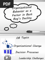 OB Presentation - Best Buy's poor Organizational Behavior