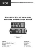 Barett 950 Operating Manual