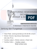 Monitoring Hemodinamik Secara Invasif & Non Invasif: Dr. Muharriansyah, Dr. Khalikul Razi & Dr. Nasrul Haidi
