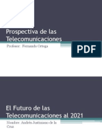 Prospectiva de Las Telecomunicaciones-Escenarios
