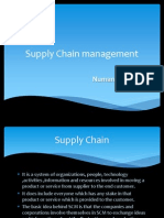 Supply Chain Management: Numan Khan
