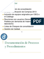 Documentación de Procesos y Procedimientos UPL