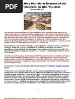 Preppers-Wise Patriots or Enemies of The State.doc