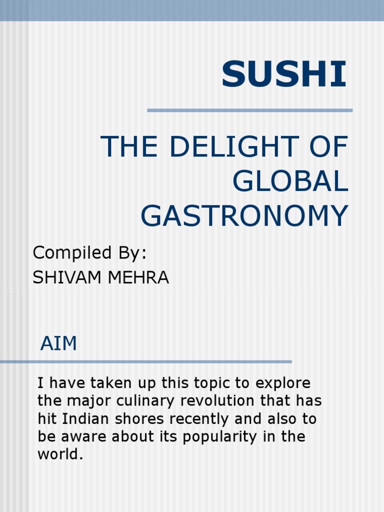 Sushi Pdf Sushi Japanese Cuisine
