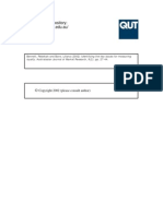 QUT Digital Repository:: Bennett, Rebekah and Bove, Liliana (2002) Identifying The Key Issues For Measuring