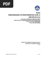 Download Mengoperasikan Software Presentasi Level by arif SN12914775 doc pdf