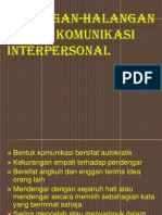 38746525 Halangan Halangan Dalam Komunikasi Interpersonal